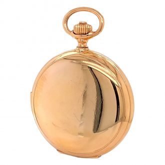 Rare Swiss rose gold minute repeating lever watch Circa 1900