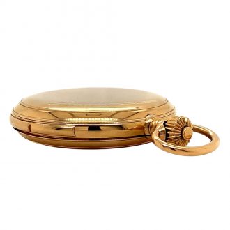 Rare Swiss rose gold minute repeating lever watch Circa 1900