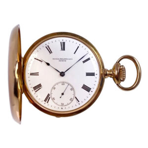 Swiss 18K gold hunting cased anker chronometer Circa 1898
