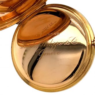 Swiss 18K gold hunting cased anker chronometer Circa 1898 Swiss 18K gold hunting cased anker chronometer Circa 1898