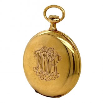 Historically interesting Swiss 18K gold lever watch Circa 1878