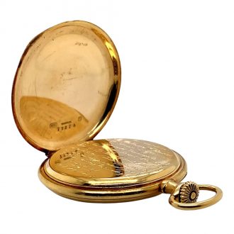 Historically interesting Swiss 18K gold lever watch Circa 1878