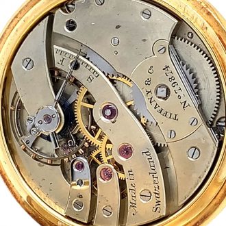 Historically interesting Swiss 18K gold lever watch Circa 1878