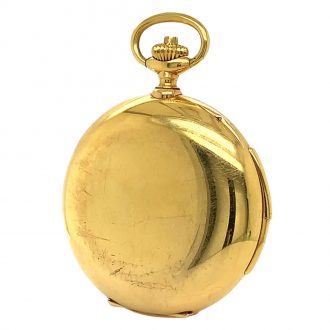 Swiss gold repeating chronograph with tachymeter Circa 1900