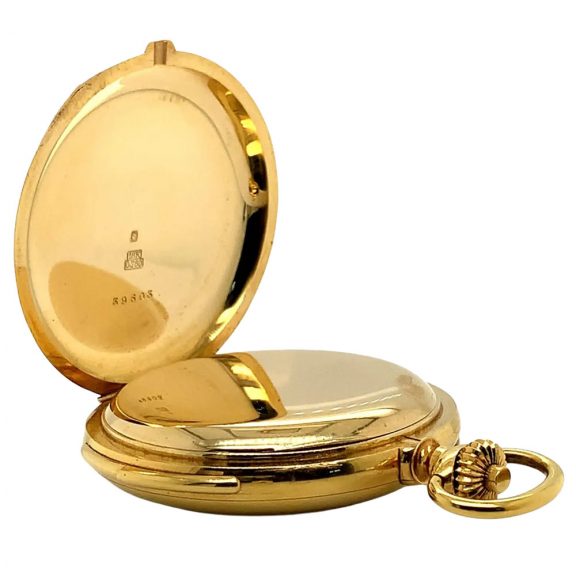 Swiss gold repeating chronograph with tachymeter Circa 1900 Swiss gold repeating chronograph with tachymeter Circa 1900
