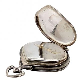 Swiss silver fan shaped lever retrograde watch Circa 1905 Swiss silver fan shaped lever retrograde watch Circa 1905