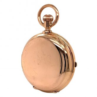 American 18K rose gold repeating chronograph Circa 1890 American 18K rose gold repeating chronograph Circa 1890