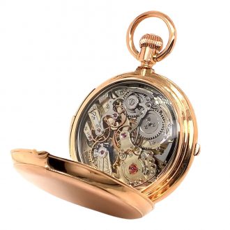 American 18K rose gold repeating chronograph Circa 1890 American 18K rose gold repeating chronograph Circa 1890