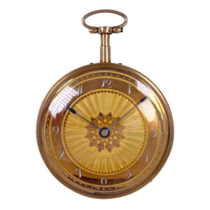 Swiss 18 carat rose gold quarter repeating musical watch Circa 1810