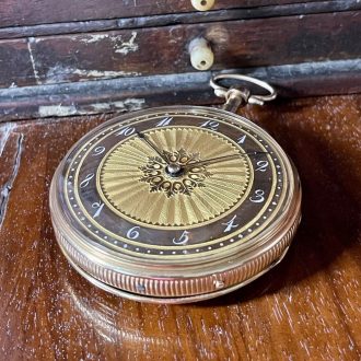 Swiss 18 carat rose gold quarter repeating musical watch Circa 1810