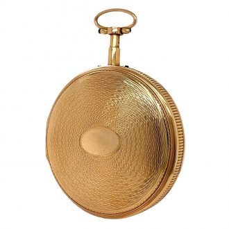 Swiss 18 carat rose gold quarter repeating musical watch Circa 1810