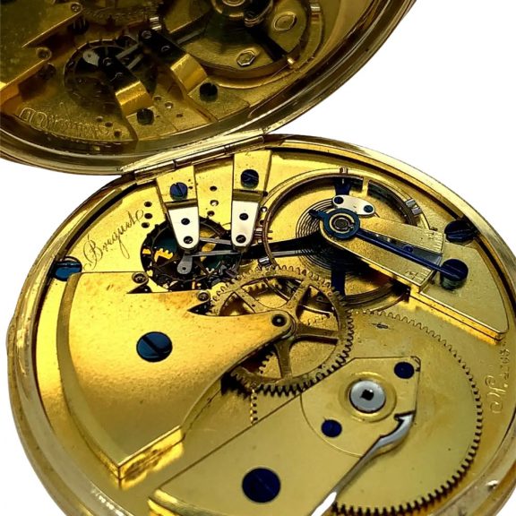 Important French 18K gold open faced chronometer Circa 1845 Important French 18K gold open faced chronometer Circa 1845