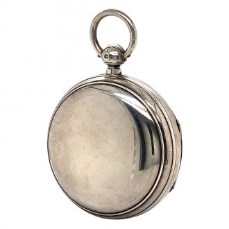 Very rare Swiss silver watch with automatic winding Circa 1850