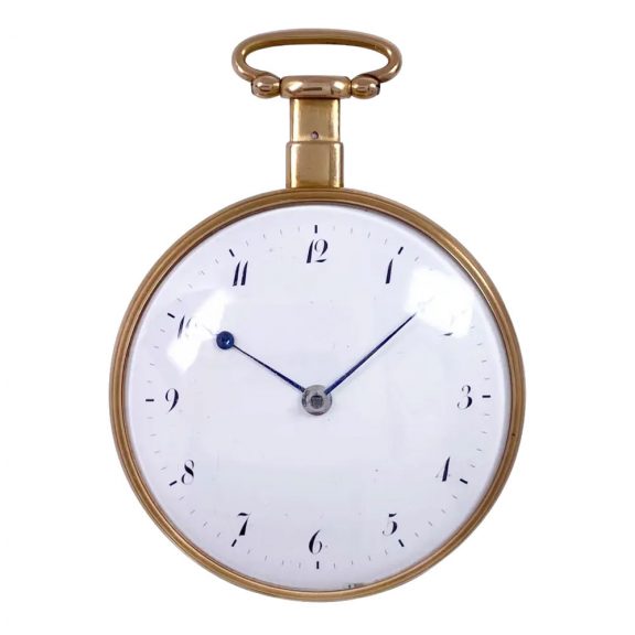 Elegant Swiss rose gold quarter repeating cylinder watch Circa 1810 Elegant Swiss rose gold quarter repeating cylinder watch Circa 1810