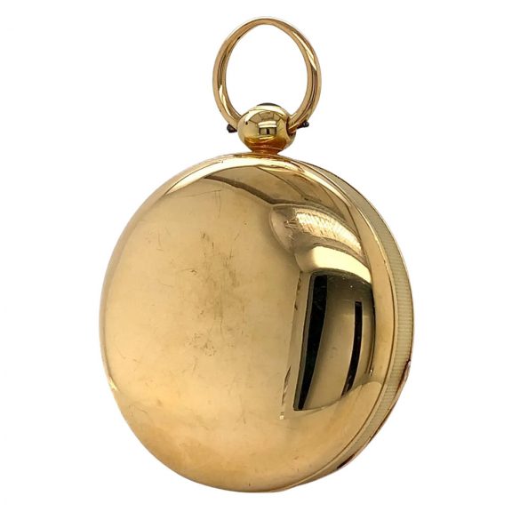 English 18K gold open faced lever chronometer Circa 1903 English 18K gold open faced lever chronometer Circa 1903