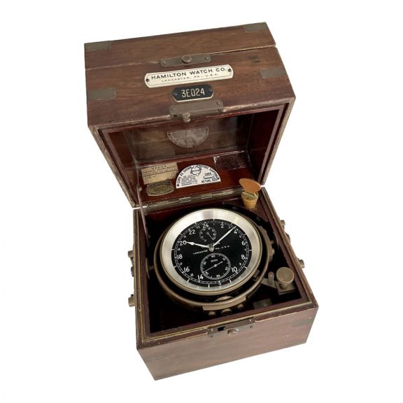 American marine chronometer with 56h power reserve Circa 1945