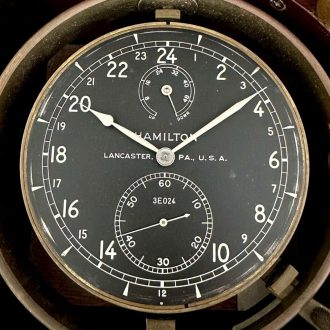 American marine chronometer with 56h power reserve Circa 1945