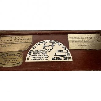 American marine chronometer with 56h power reserve Circa 1945