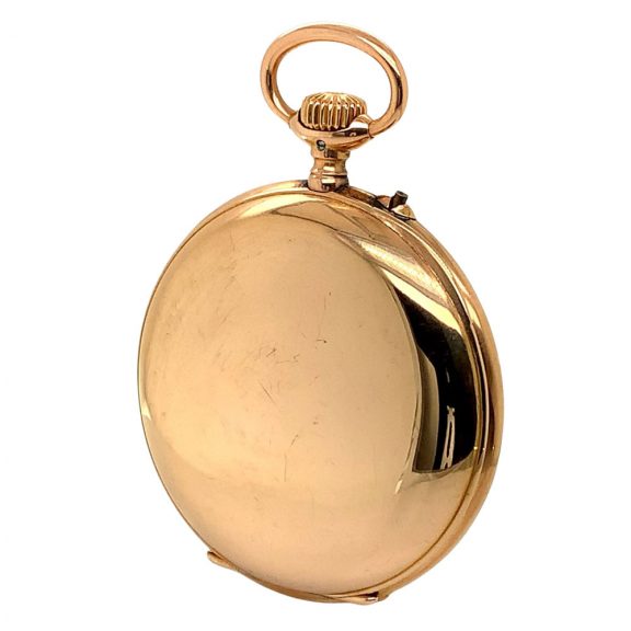 German 14K rose gold open faced lever pocket watch Circa 1908 German 14K rose gold open faced lever pocket watch Circa 1908