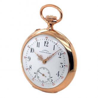 German 14K gold open faced lever pocket watch Circa 1901