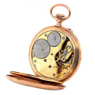 German 14K gold open faced lever pocket watch Circa 1901