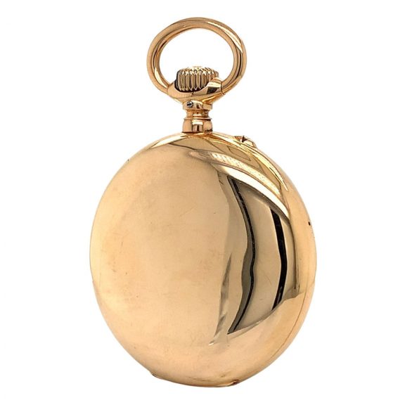 Small German 18K rose gold open faced lever watch Circa 1884 Small German 18K rose gold open faced lever watch Circa 1884