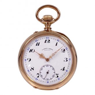 German rose gold quality 1A anker chronometer Circa 1887
