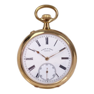 German gold open faced quality 1A lever pocket watch Circa 1908