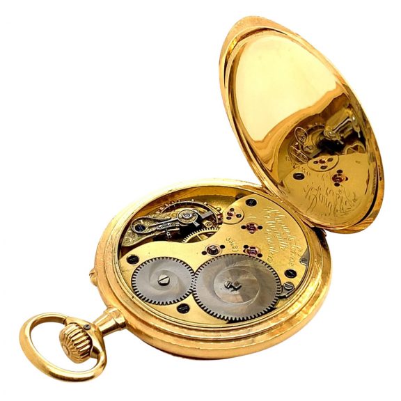 German gold open faced quality 1A lever pocket watch Circa 1908 German gold open faced quality 1A lever pocket watch Circa 1908