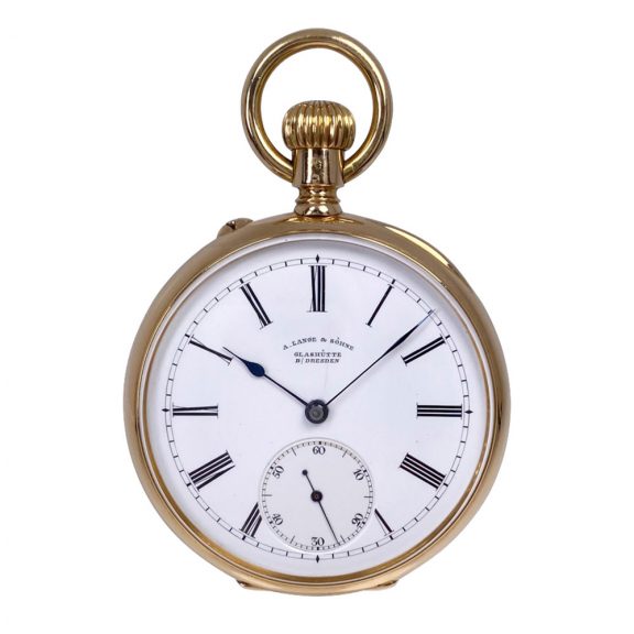 German rose gold open faced quality 1A lever watch Circa 1896