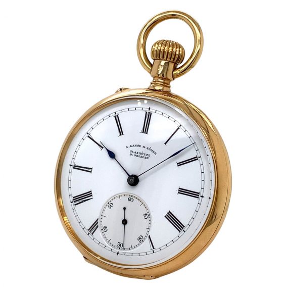 German rose gold open faced quality 1A lever watch Circa 1896 German rose gold open faced quality 1A lever watch Circa 1896