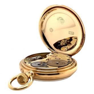 German rose gold open faced quality 1A lever watch Circa 1896