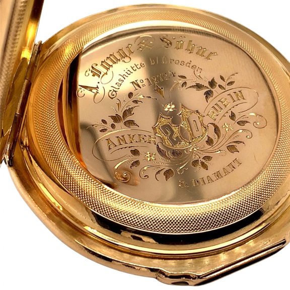 Very fine German 18 carat rose gold quality 1A lever watch Circa 1880 Very fine German 18 carat rose gold quality 1A lever watch Circa 1880