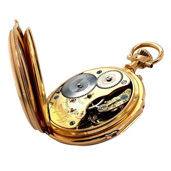 Very fine German 18 carat rose gold quality 1A lever watch Circa 1880 Very fine German 18 carat rose gold quality 1A lever watch Circa 1880