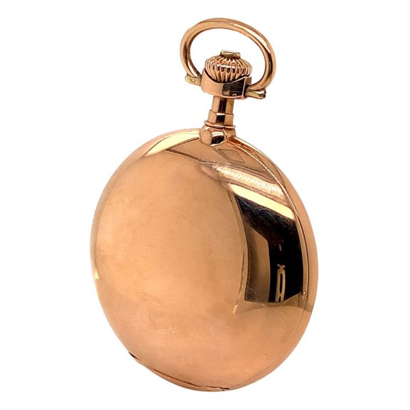 German 14K rose gold hunting cased lever pocket watch Circa 1906 German 14K rose gold hunting cased lever pocket watch Circa 1906