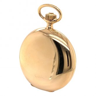 German 14K rose gold hunting cased lever watch Circa 1910