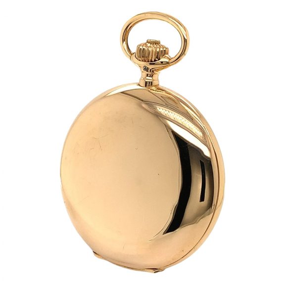 German 14K rose gold hunting cased lever watch Circa 1910 German 14K rose gold hunting cased lever watch Circa 1910