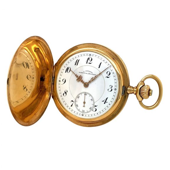 German 14K gold hunting cased lever pocket watch Circa 1912 German 14K gold hunting cased lever pocket watch Circa 1912