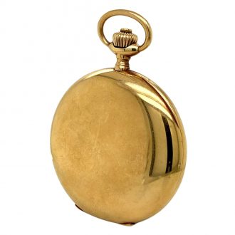 German 14K gold hunting cased lever pocket watch Circa 1912