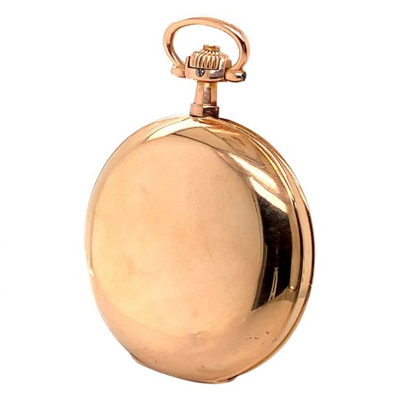 German 14K rose gold hunting cased lever watch Circa 1903 German 14K rose gold hunting cased lever watch Circa 1903