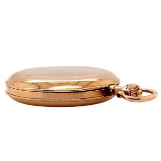 German 14K rose gold hunting cased lever watch Circa 1903