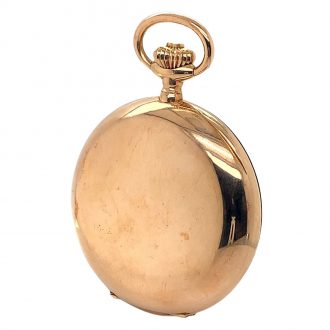 German 14K rose gold hunting cased lever watch Circa 1911