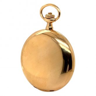 German 14K rose gold hunting cased lever watch Circa 1913