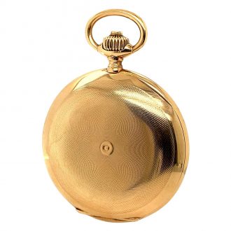 German 14K gold hunting cased lever pocket watch Circa 1898