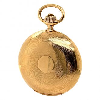 German 14K gold hunting cased lever pocket watch Circa 1898