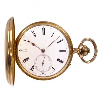 Extremely rare German gold quality 1A precision watch Circa 1867
