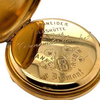 Extremely rare German gold quality 1A precision watch Circa 1867 Extremely rare German gold quality 1A precision watch Circa 1867