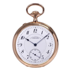 German 14K rose gold open faced lever watch Circa 1912