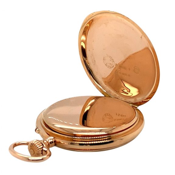 German 14K rose gold open faced lever watch Circa 1912 German 14K rose gold open faced lever watch Circa 1912