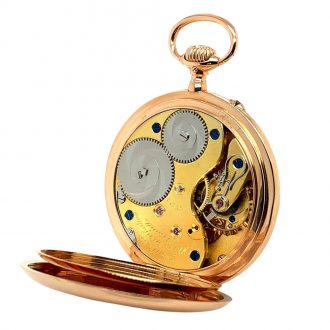 German 14K rose gold open faced lever watch Circa 1912